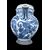 Versatoio in maiolica in monocromia turchina con decoro ‘calligrafico naturalistico’.Savona.