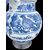Versatoio in maiolica in monocromia turchina con decoro ‘calligrafico naturalistico’.Savona.