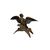 Piccola scultura in bronzo francese del 1800 raffigurante " Condor "