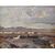 QUADRI ANTICHI, QUADRI MARE, MARINA CON VILLAGGIO, OLIO SU TAVOLA, XIX.  (QM567)