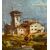 PAESAGGIO COSTIERO CON VIANDANTI – DIPINTO AD OLIO SU TELA 
