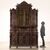 Credenza Doppio Corpo in Stile Neorinascimento Italia Fine XIX Inizio XX Secolo