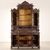 Credenza Doppio Corpo in Stile Neorinascimento Italia Fine XIX Inizio XX Secolo