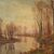 Dipinto paesaggio firmato A. Corradi del XX secolo