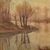Dipinto paesaggio firmato A. Corradi del XX secolo