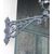 LAMP235 - N. 4 lampioni in ghisa, epoca '900, misurano cm L 40 x H 110