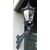 LAMP235 - N. 4 lampioni in ghisa, epoca '900, misurano cm L 40 x H 110
