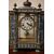 Antico orologio francese riccamente decorato con tecnica Cloisonné