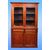 Antica vetrina credenza inglese del 1900 due corpi in mogano 4 ante con cassetti