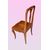 Tavolo con sedie francese stile Luigi XV riccamente intarsiato