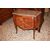 Comoncino francese Stile Luigi XV a 2 cassetti riccamente Intarsiato