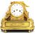 Antico orologio a pendolo Direttorio in bronzo dorato - epoca '700 firmato