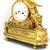 Antico orologio a pendolo Direttorio in bronzo dorato - epoca '700 firmato
