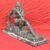 ART DECO, ANTICHE SCULTURE IN BRONZO, UOMO SEDUTO, SCULTORE FRANCESE, XX SECOLO. (STB79)   