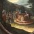 Antico dipinto ovale del XVIII secolo Giuseppe al pozzo