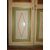 PTL672 - Porta a vetri in legno laccato, epoca '900, misura cm L 123 x H 250.