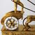 Orologio da tavolo con biga e leone