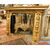 CHL165 - Camino in legno dorato, epoca '700, misura cm L 188 x H 130 x P 23