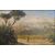 Pair of small paintings "View of Florence" and "View of Pisa" - 19th Century