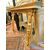 CHL165 - Camino in legno dorato, epoca '700, misura cm L 188 x H 130 x P 23