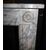 CHM847 - Camino antico in marmo bianco, misura cm L 126 x H 105 x P 35