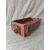 Bellissimo portagioie in marmo rosso Verona con intarsio - 15 x 30 cm