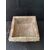 Fenomenale mortaio da centro in marmo di Carrara con intarsio - 26 x 26 cm