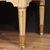 Italian writing desk in lacquered and gilded wood from the 20th century
