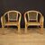 Pair of Italian wicker armchairs from the 60s 