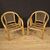 Pair of Italian wicker armchairs from the 60s 