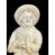 Sculturina in avorio raffigurante figura di mendicante.Olanda.