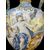 Vaso in maiolica a decoro istoriato con manici serpentiformi.Gaetano Battaglia.Napoli.