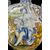 Vaso in maiolica a decoro istoriato con manici serpentiformi.Gaetano Battaglia.Napoli.