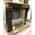  CHM842 - Camino in marmo nero Belgio, misura cm L 114 x H 103 x P 36