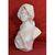 SCULTURE ANTICHE IN ALABASTRO, SCULTURA  ANTICA DI DONNA, BUSTO DI RAGAZZA, EPOCA FINE XIX SECOLO. (STAL84)