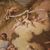 Dipinto tempera su carta Adorazione dei pastori del XIX secolo