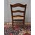 POLTRONA RUSTICA IN NOCE PROVENZALE FRANCIA  cm L 56xP44xH88