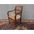 POLTRONA RUSTICA IN NOCE PROVENZALE FRANCIA  cm L 56xP44xH88