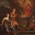 Antique religious painting from the first half of the 18th century