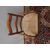 POLTRONA RUSTICA IN NOCE PROVENZALE FRANCIA  cm L 56xP44xH88