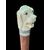 Bastone con pomolo in avorio a forma di testa di cane.