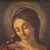 Religious Italian painting Madonna from 17th century