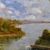QUADRO ANTICO PAESAGGIO, OLIO SU TELA, PAESAGGIO CON FIUME, XX SECOLO. (QP586)