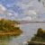 QUADRO ANTICO PAESAGGIO, OLIO SU TELA, PAESAGGIO CON FIUME, XX SECOLO. (QP586)