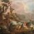 XVIII secolo, cerchia di Charles Francois Grenier de Lacroix(ca. 1700 - 1782), Marina in tempesta