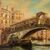 Giovanni Bonomi (attivo nella seconda metà del XIX secolo), Veduta con il Ponte di Rialto  