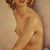 Dipinto francese nudo anni 60'