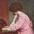 QUADRI ANTICHI, RITRATTI DI DONNA CHE LEGGE, LA LETTERA, METÀ DEL NOVECENTO. (QR578)