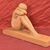 SCULTURE ART DECO IN TERRACOTTA, NUDO DI DONNA ACCOVACCIATA, AMEDEO GENNARELLI. (STTE86)
