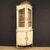 Lacquered, gilded and painted Venetian corner cabinet